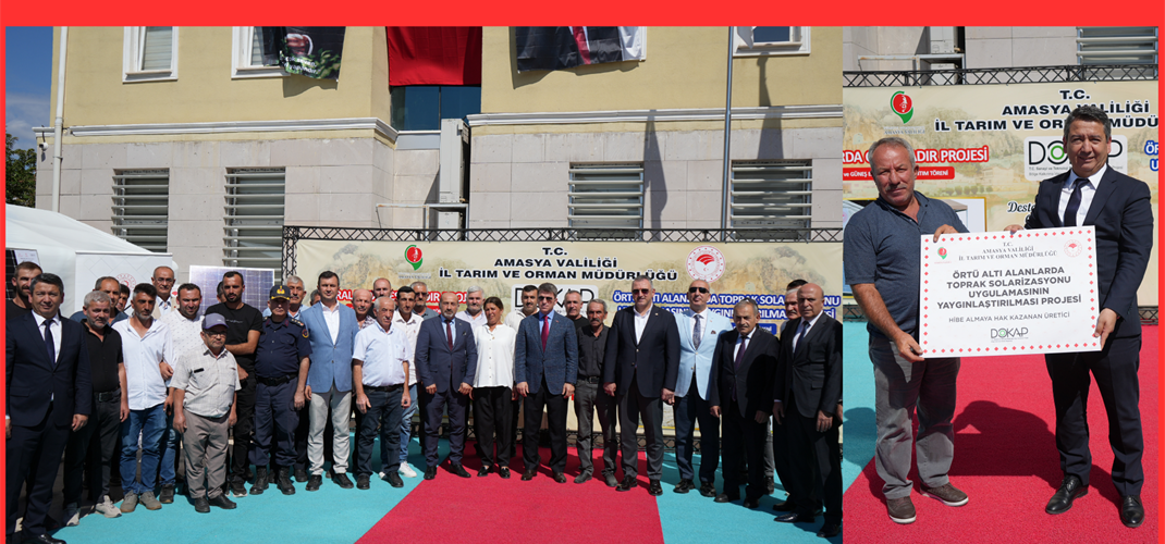 Çadır, Güneş Paneli ve Solarizasyon Örtüleri Hak Sahibi Üreticilerimize Teslim Edildi